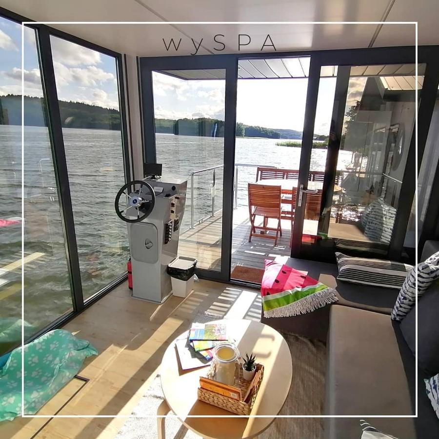 Wyspa Kaszuby-Domki Na Wodzie โอสทรึเซ ภายนอก รูปภาพ